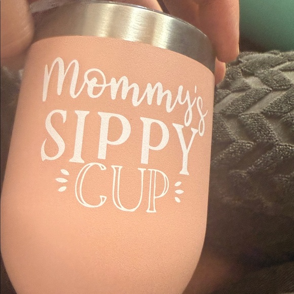 Mommy's Sippy Cup - Pink Insulated Travel Tumbler 8oz💜 - Picture 6 of 8